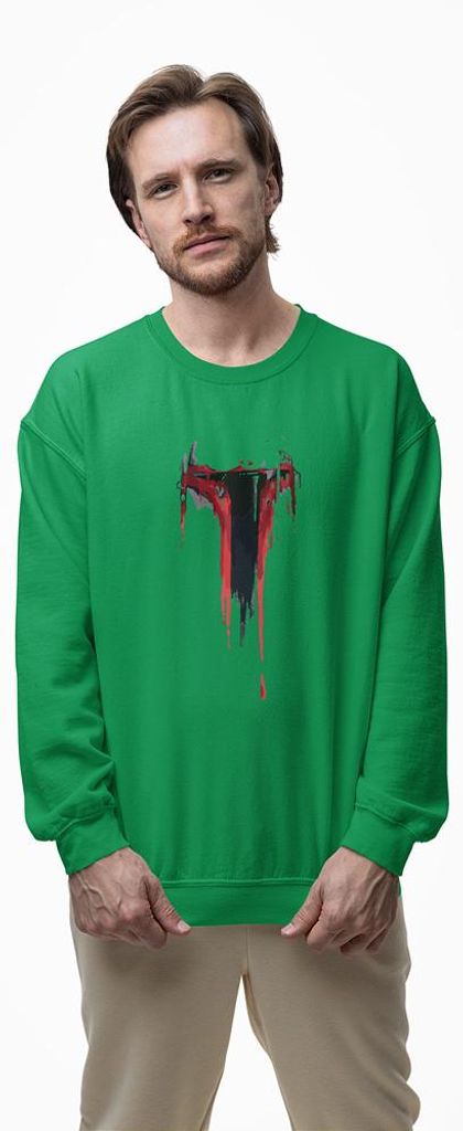 D&B Design Uni Pullover SWMO00071 Star Wars Grün-Größe XL