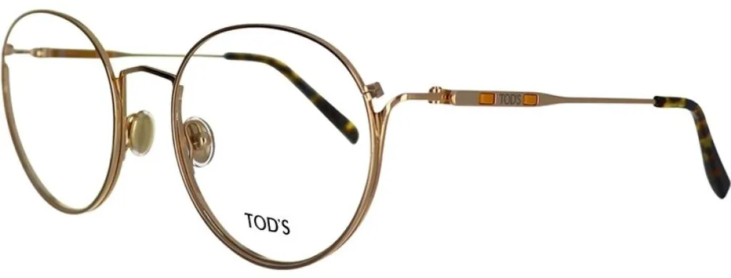 TOD'S TO5237 028 Lunettes de vue en métal léger design italien fin