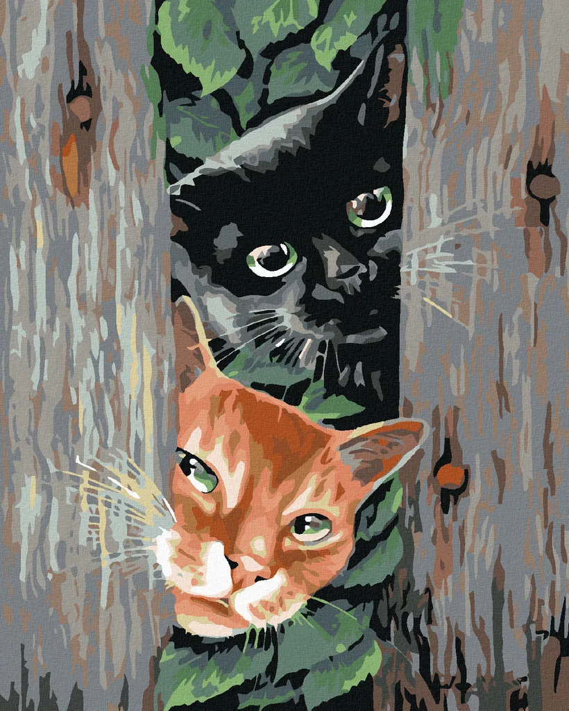 Specifiche Kit Zuty Gatti in Agguato 40x50 - Diamond Painting Professionale