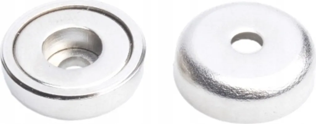 25 Pezzi Calamite Neodimio 16x5mm per Vite Cilindrica - Supporto Forte