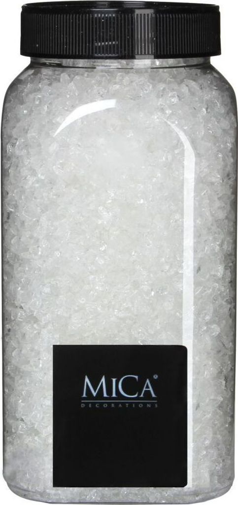 Mica Decorations Dekorativer Glasstein transparent klein 650 ml 1 kg