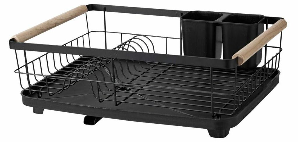 HowHomely | Escurreplatos - Cesta para platos con bandeja Imagen del producto 
