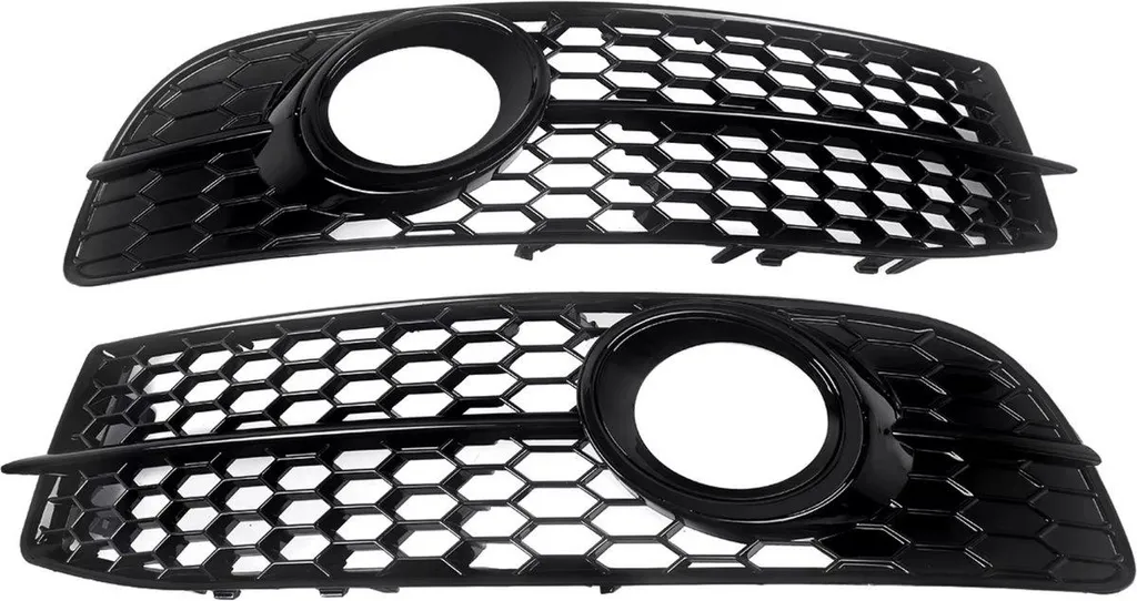Grille de Pare-chocs pour Audi A6 C6 S-Line 2009-2012 Design Nid d'Abeille