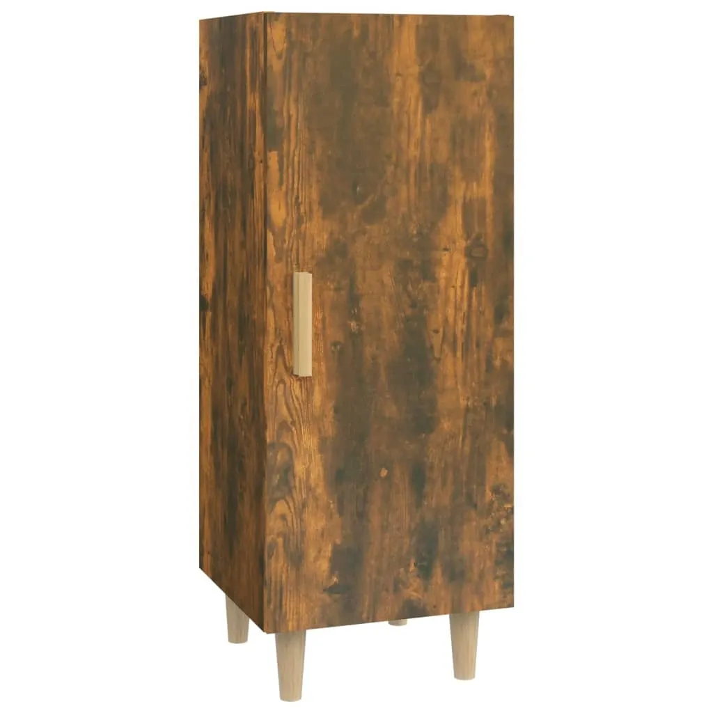 Mobile Credenza SYFAX Rovere Fumo 34,5x34x90 cm - Design Multistrato