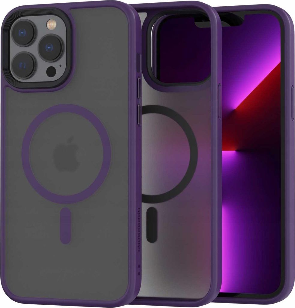 Spacecase Hybrid Mag iPhone 13 Pro Max lila