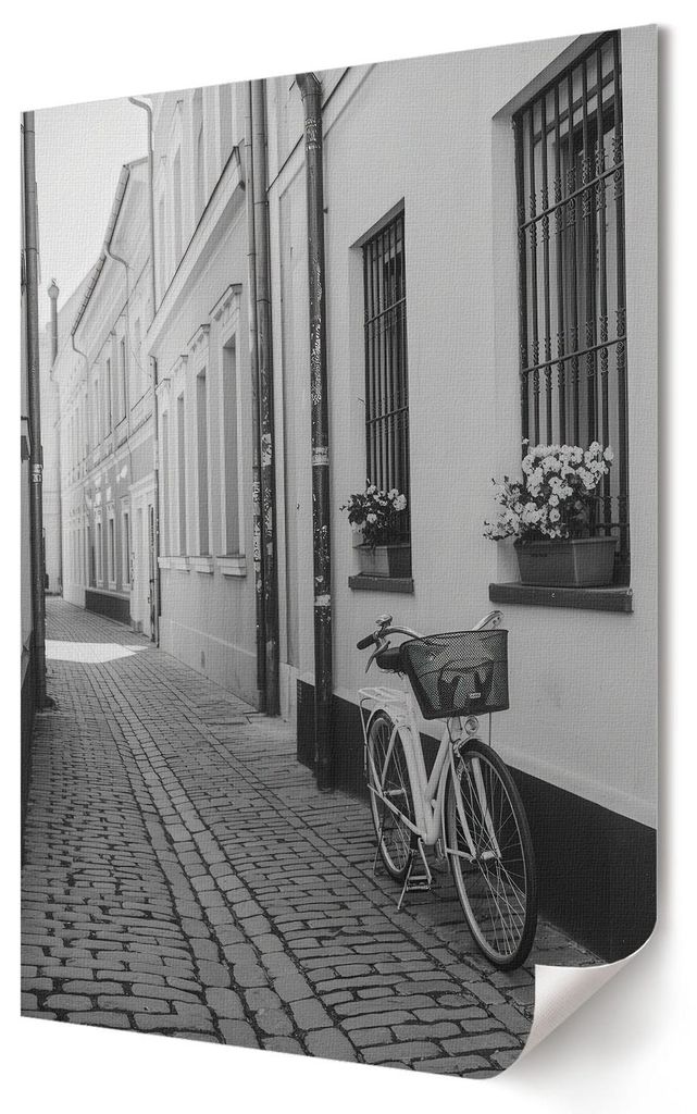 Urbane Nostalgie- Kunstdruck A3 (29x42 cm) - Klassisch, rustikal- Wandbild für Wohnzimmer Schlafzimmer & Flur, Modernes Poster Wanddeko, Ungerahmt
