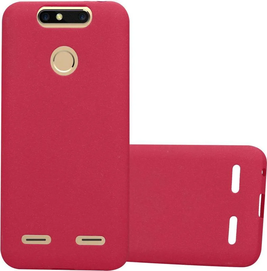 Cadorabo Custodia ZTE Blade V8 MINI Rosso TPU - Protezione Antishock