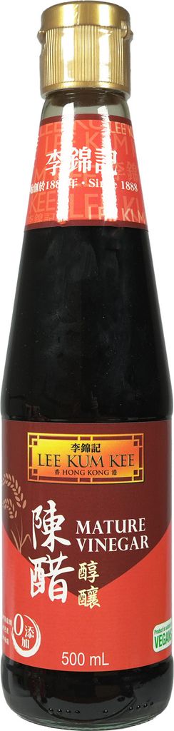 LEE KUM KEE schwarzer Essig 500ml | 5% Säure | Mature Produktbild 