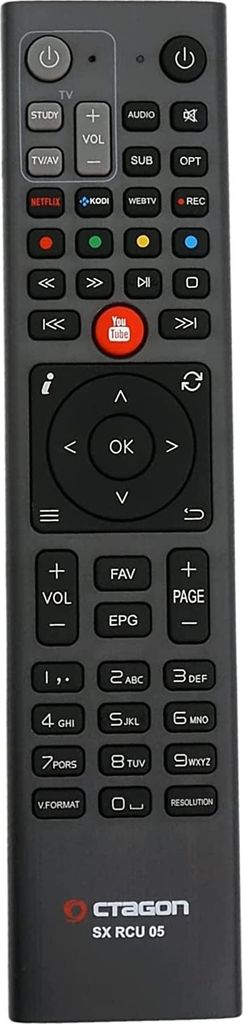 Octagon SX RCU 05 Original Fernbedienung für SF und Produktbild 