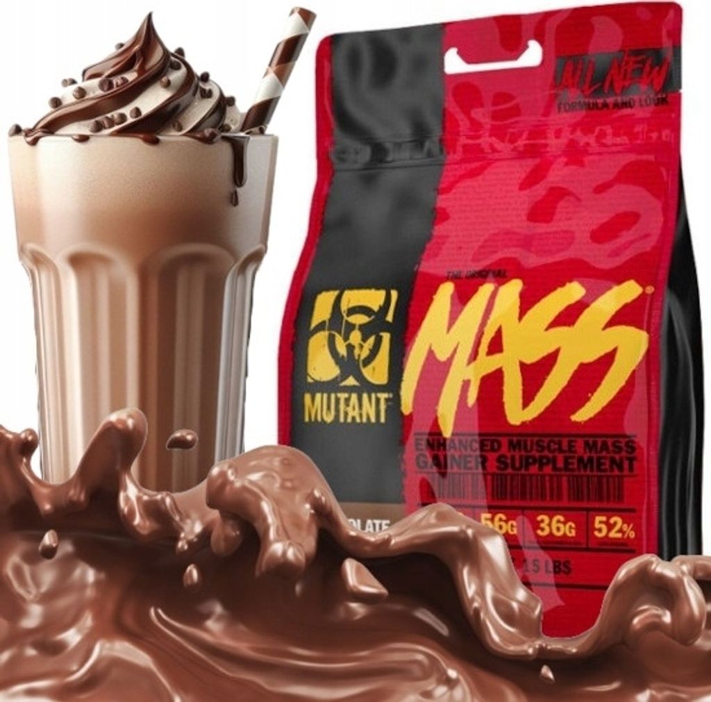 Mutant Mass Gainer - 2270 g, potrójna czekolada Zdjęcie produktu 
