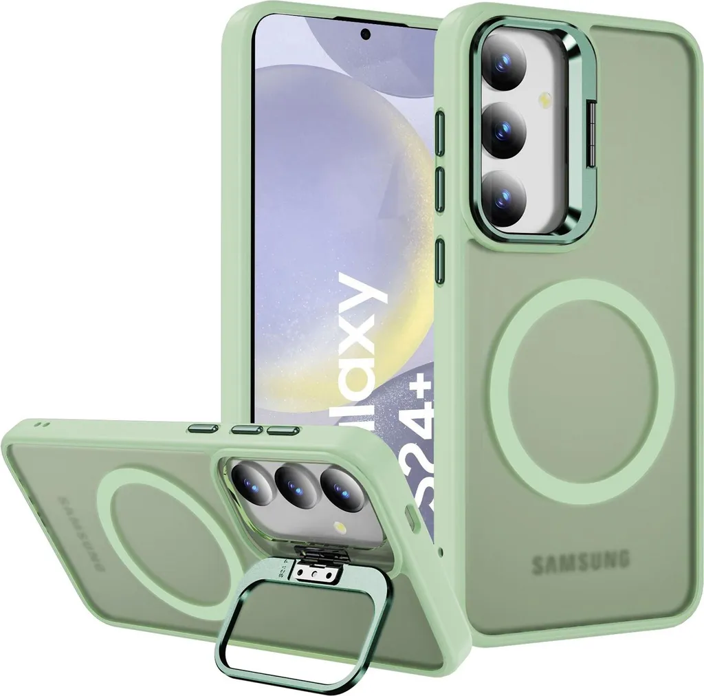 Cover MagSafe Samsung S24 Plus - Protezione Ibrida e Anello Magnetico