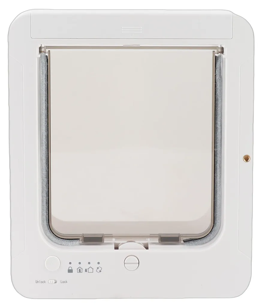 Chatière intelligente S-250 à détection automatique et collier blanc