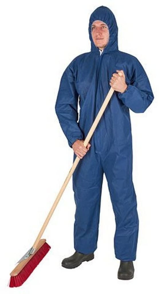 Kerbl 3434 Polypropylen Einweg Overall, Größe XXL, blau Produktbild 