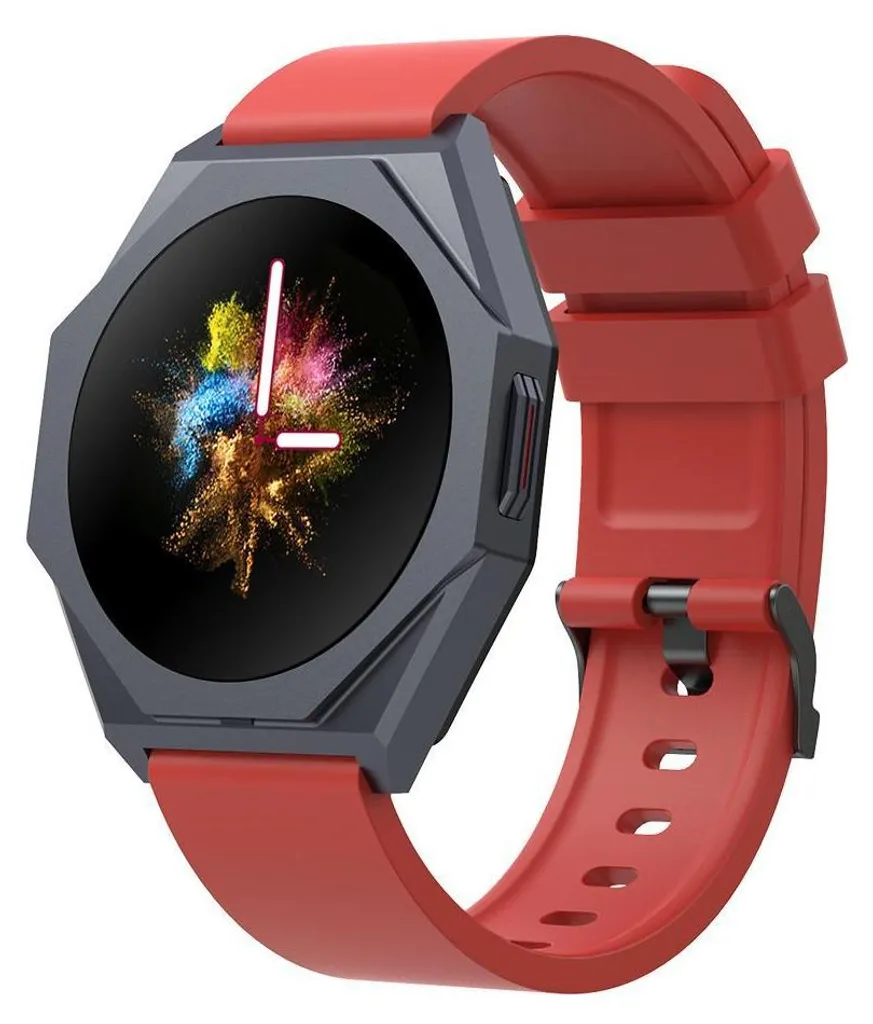 CANYON Otto SW-86 Rosso: Smartwatch Design Italiano IP68 | Offerta Online