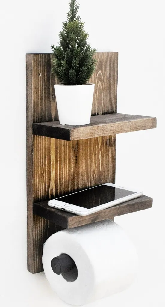 Mensola Tradizionale Noce Skye Decor Boruraf219 - Qualità Artigiana