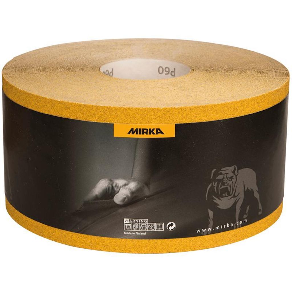 Mirka Schleifrolle Gold 115 mm Breite 50 m Länge Körnung Produktbild 