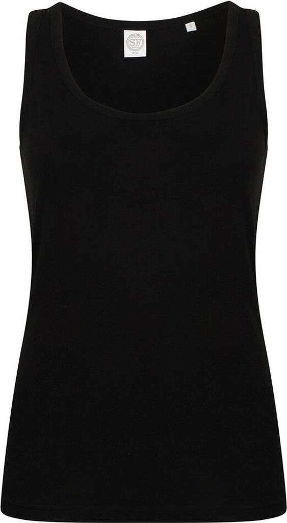 SF - "Feel Good" Ärmelloses Oberteil für Damen RW9779 (XL) (Schwarz)