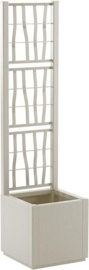 Fioriera - ETHICA - Gesso - Quadrata con graticcio - 38 L - Immagine del prodotto 