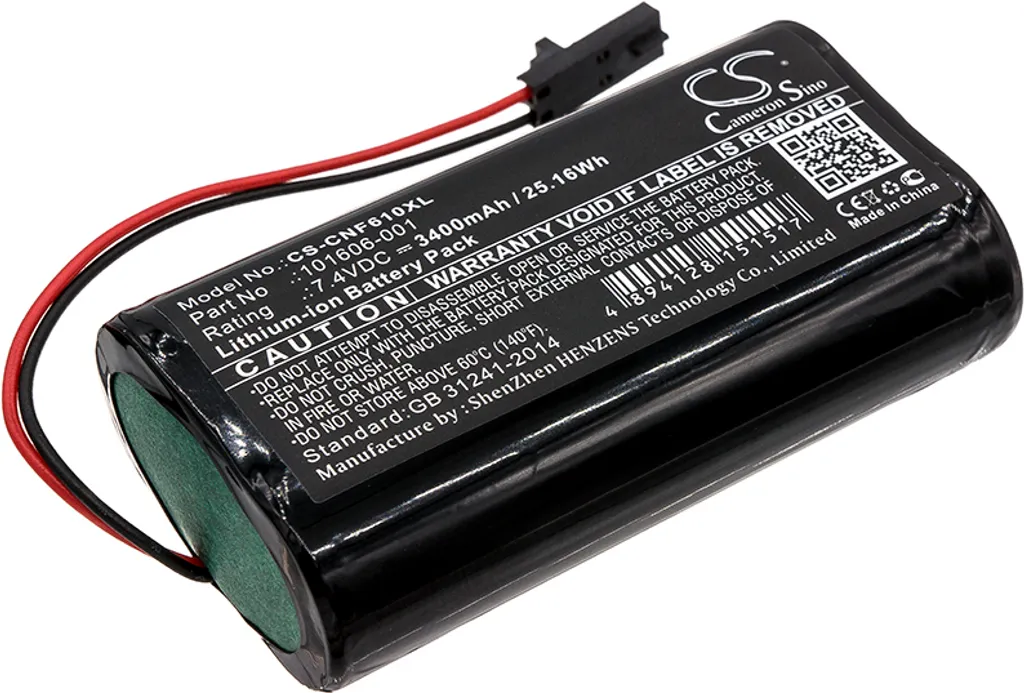 TECHTEK Batteria compatibile con [ComSonics] 101610-DF, QAM Sniffer sostituisce 101606-001