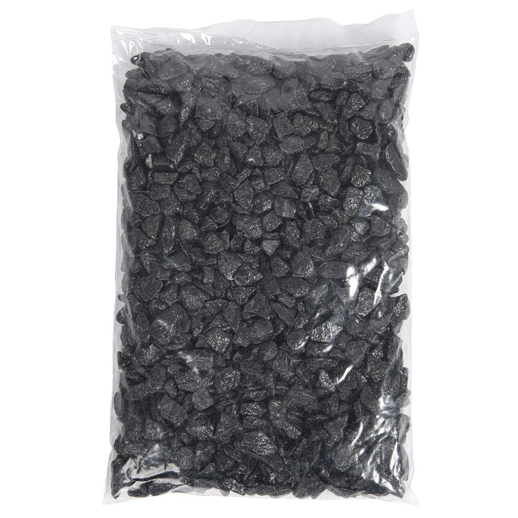 Dekosteine Farbsteine 9-13mm - 5kg Bunte Steine ANTHRAZIT