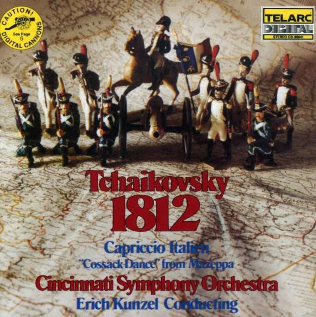 Peter Iljitsch Tschaikowsky (1840-1893): 1812 Ouvertüre op.49 - Telarc 0089408004124 - (CD / Titel: H-Z)
