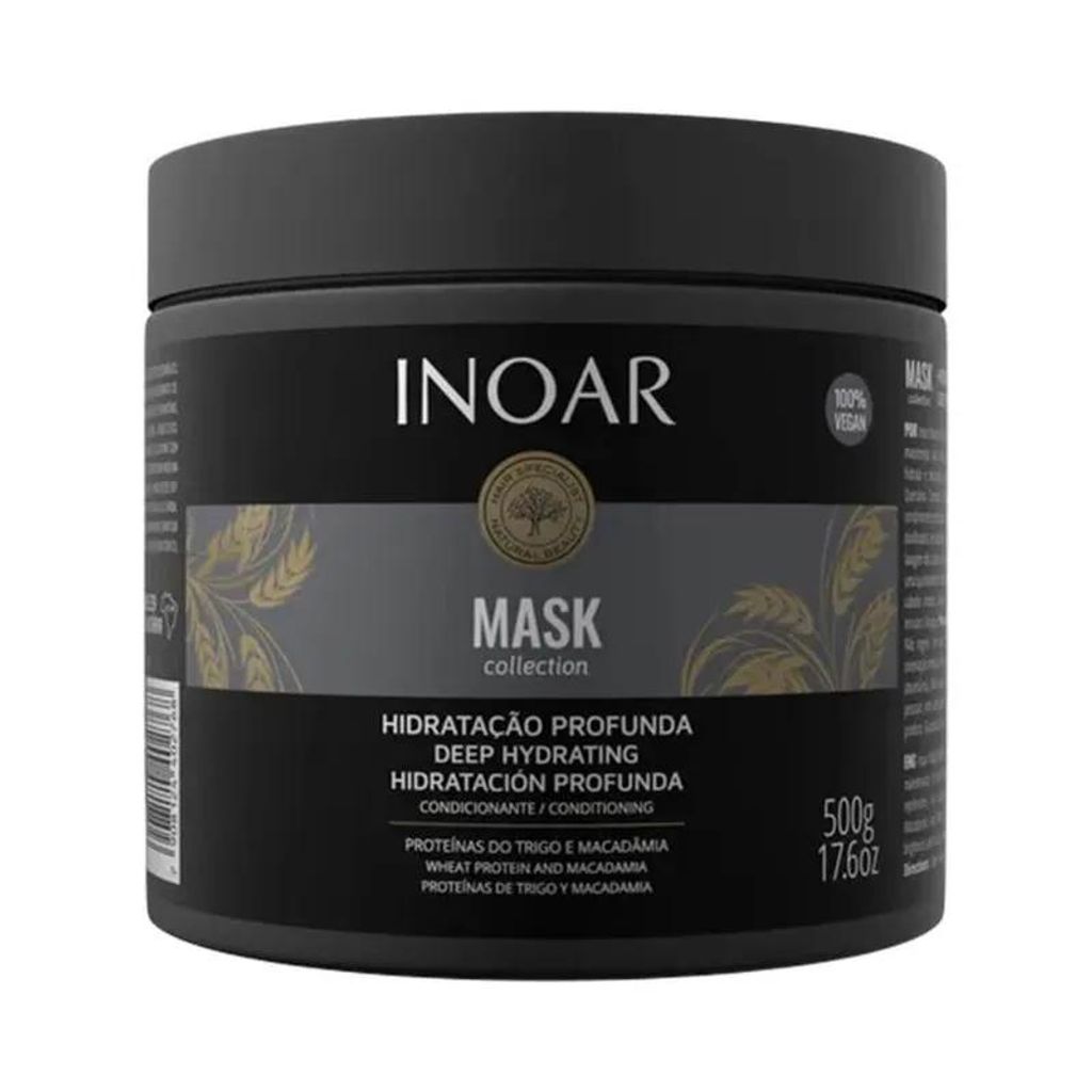 INOAR Brazilská maska na vlasy s proteinem a makadamií 500 Obrázek produktu 