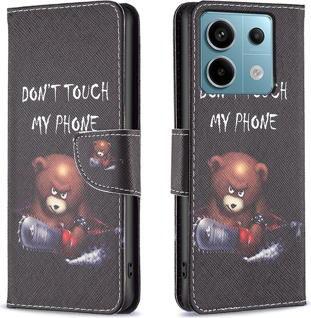 Für Xiaomi Redmi Note 13 Pro / Poco X6 Kunst-Leder Book Handy Tasche Motiv 6 Hülle Etuis Schutz
