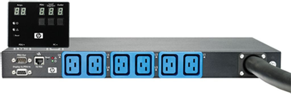 Hewlett Packard Enterprise 16A 3 Phase Intl Core Only Intelligent Modular PDU, Modular, 50/60, C19 coupler, (Single) IEC60309 516P6, Schwarz, Blau,...