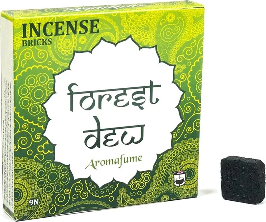 Encens en Briques Rosée de Forêt Aromafume - Diffuseur Naturel de 120g