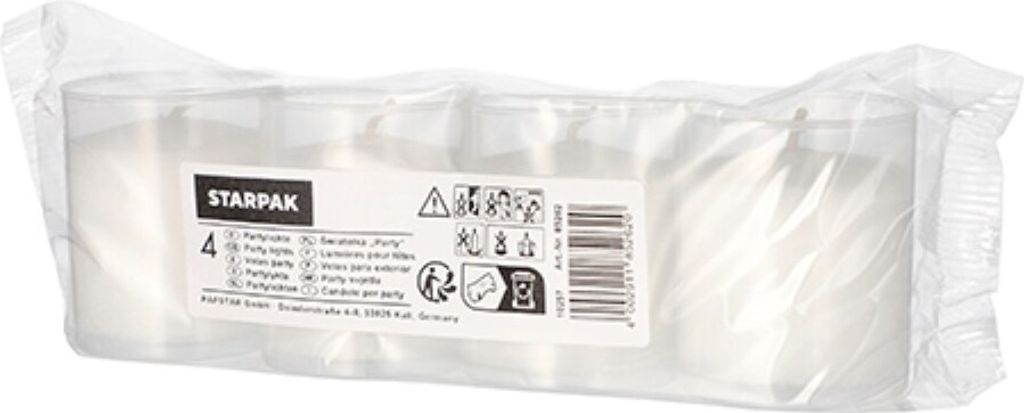 Partylichte Ø 5 cm · 6,5 cm transparent Produktbild 