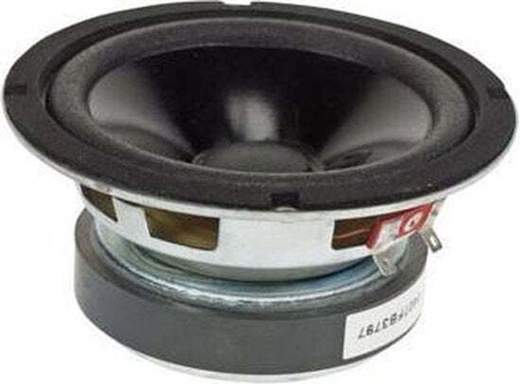 ZWARTE SUBWOOFER VOOR LUIDSPREKER, 6,5 inch / 250W Productafbeelding 