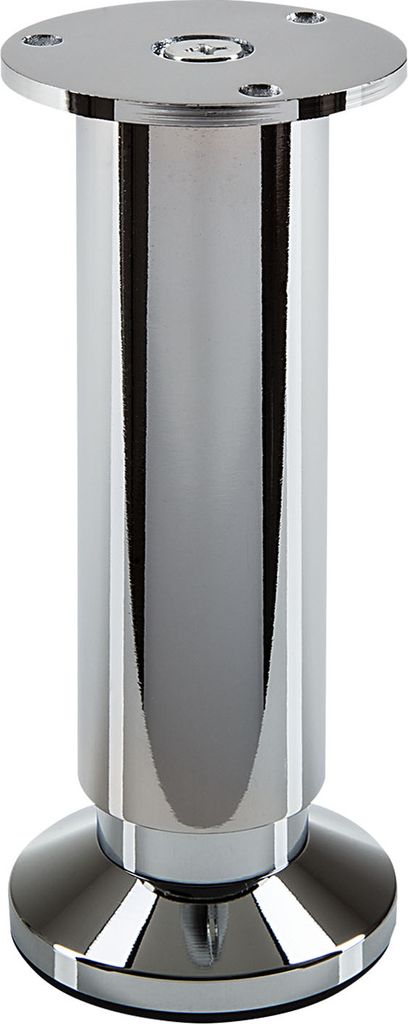 Möbelfuß Alpha 150 mm Chrom poliert Produktbild 