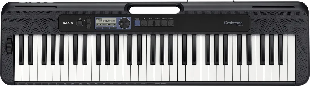 Synthétiseur numérique Casio CT-S300 noir avec 400 sonorités intégrées