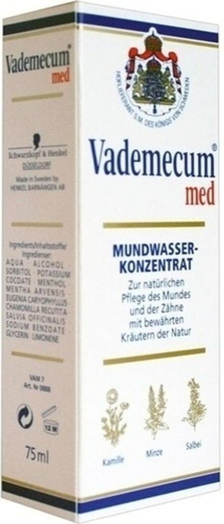 VADEMECUM MED Mundwasser Konzentrat 0888, 75 ml Produktbild 