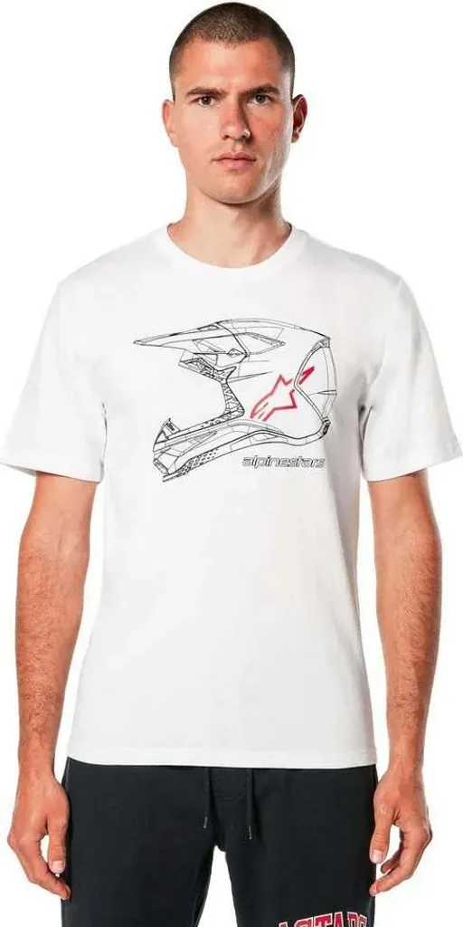 T-shirt Alpinestars Mx Blanc en Taille M pour Homme Moto
