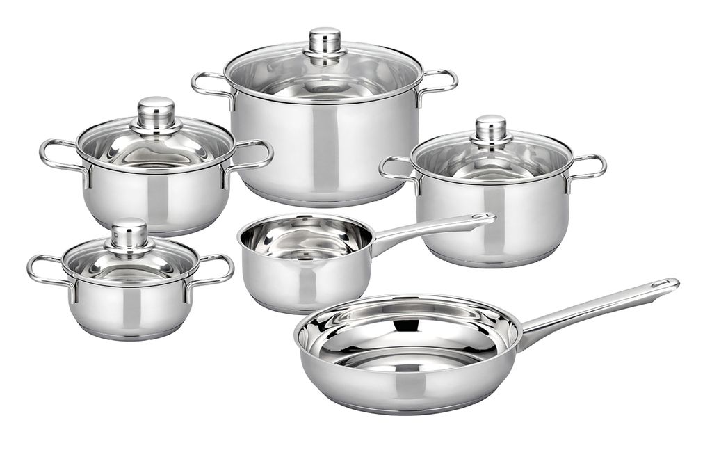 ELO Moonshine Topfset Edelstahl glänzend Induktion