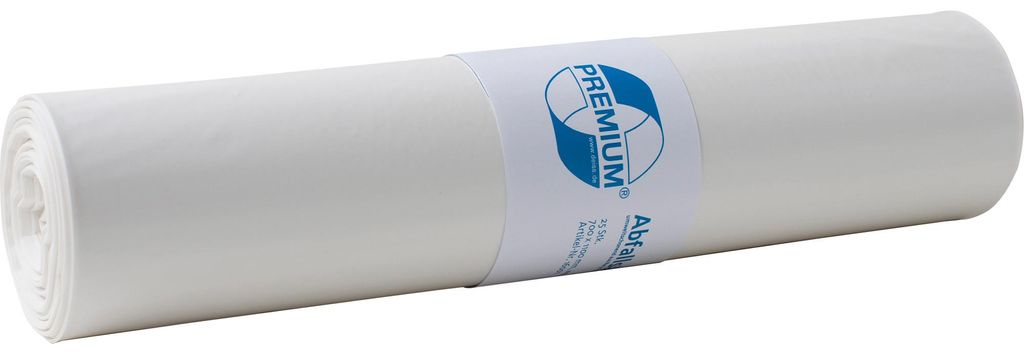 Müllsack 120l 37mic weiß 25 St./Pack. Immagine del prodotto 