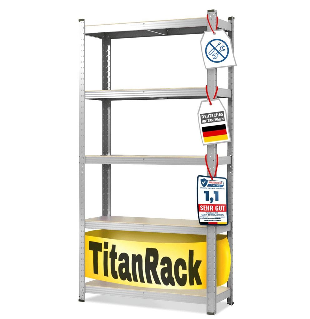 Schwerlastregal verschiedene Farben & Größen bis zu 1250 kg Produktbild 