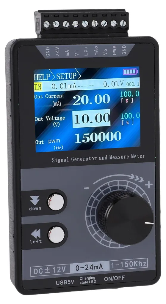 Simulateur 4-20mA et PWM : solution pour dépannage API et test LED