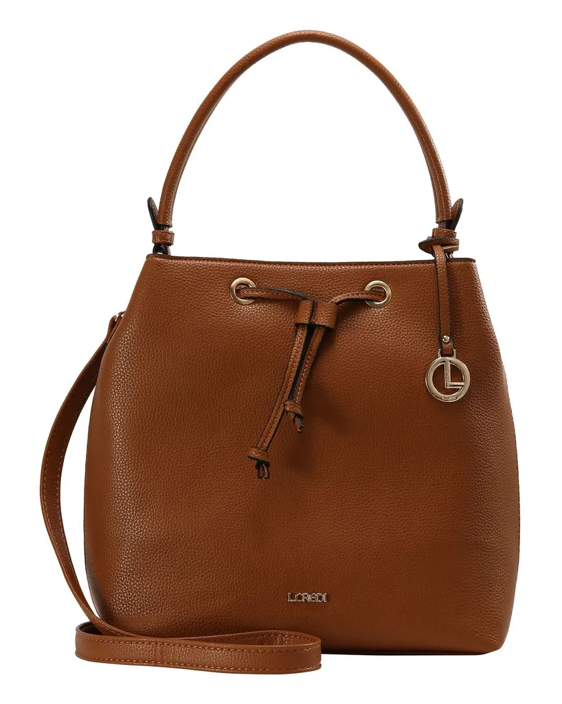Sac à épaule bandoulière Ebony Hobo Cognac marron clair L.CREDI