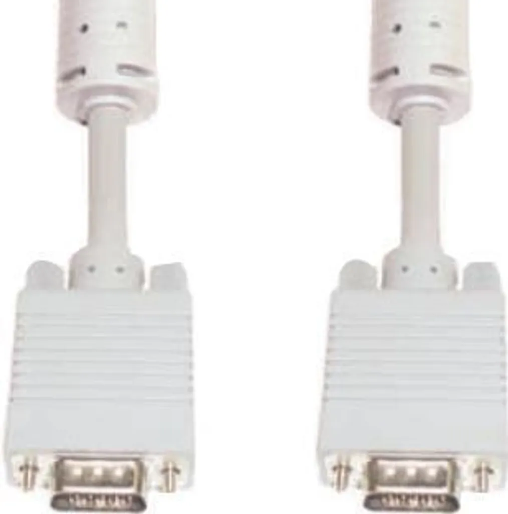 Câble VGA pour Vidéoprojecteur 3m Blanc - Liaison HD15 D-Sub Longue Durée