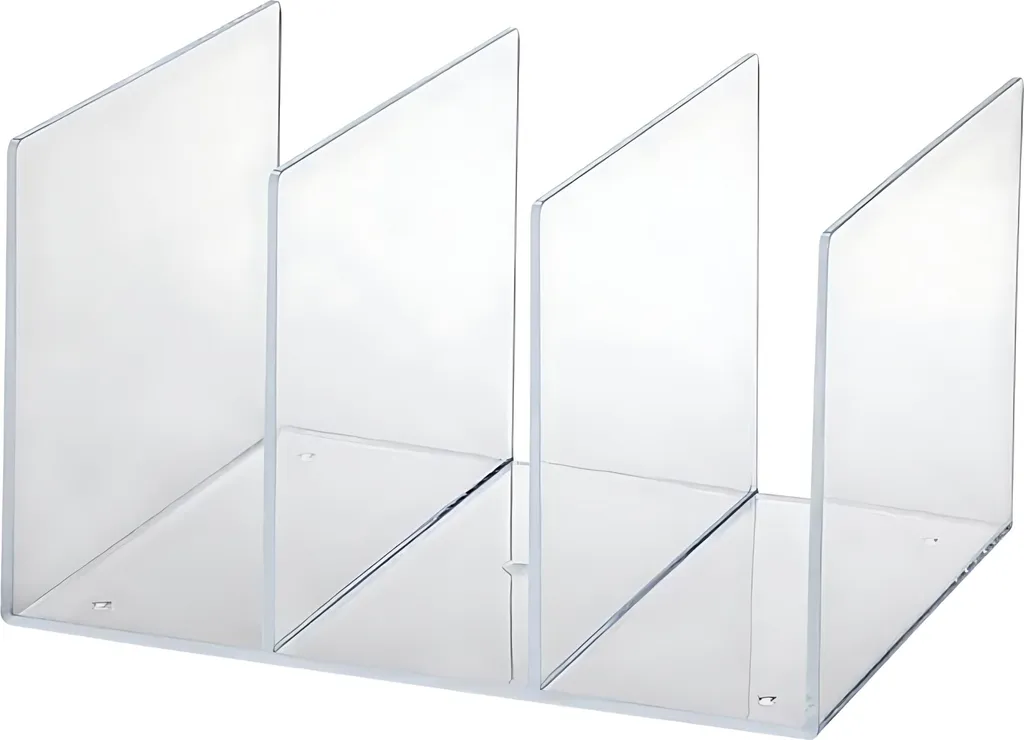 Porte-catalogue MAUL en acrylique cristal haute stabilité 27 cm