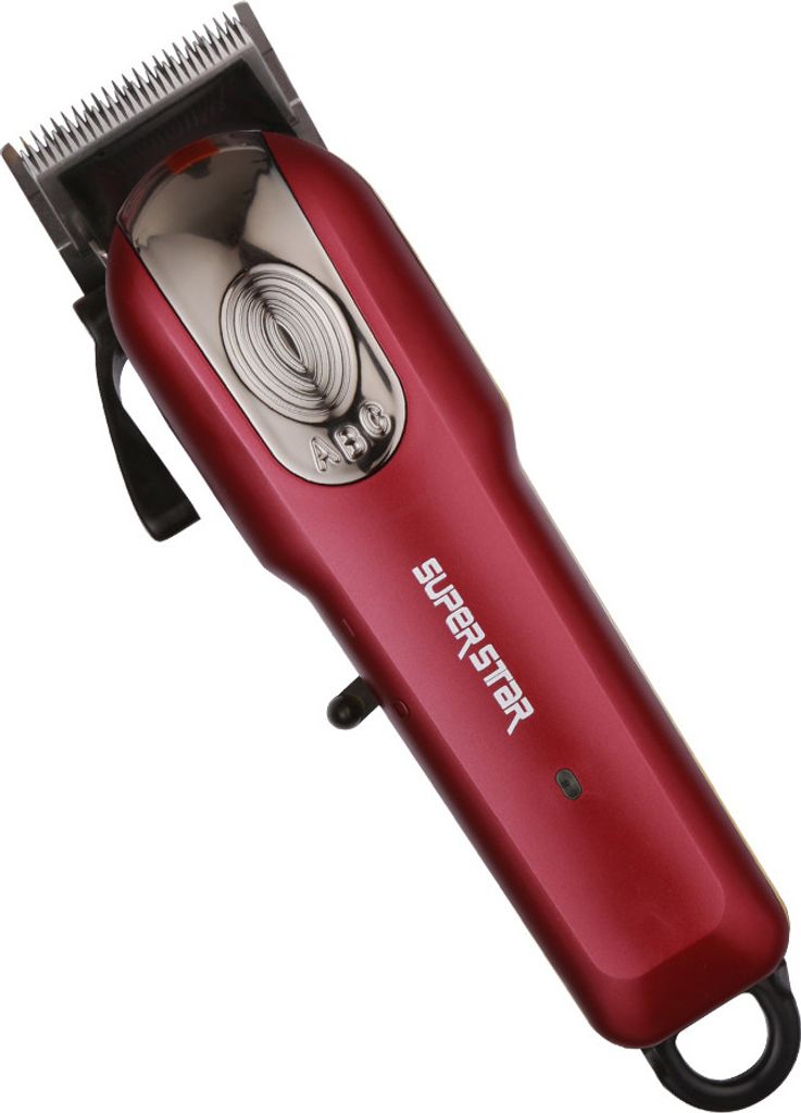 INF Professionelle Haarschneidemaschine, Wiederaufladbarer T-Blade Trimmer für Herren Rot
