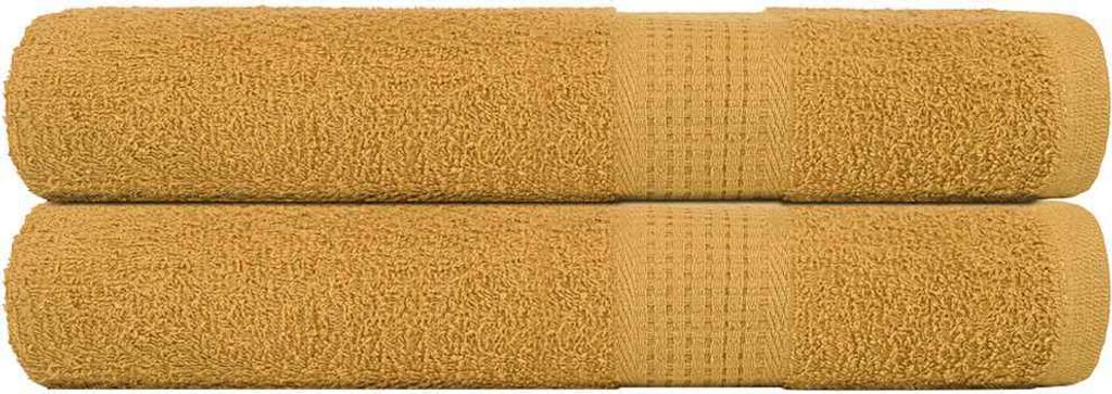 Handtücher FROGN 2 Stk. Gold 100x200 cm 360 g/m²