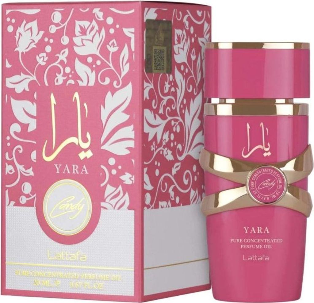 Lattafa Yara Candy Parfümiertes öl für Damen 20 ml