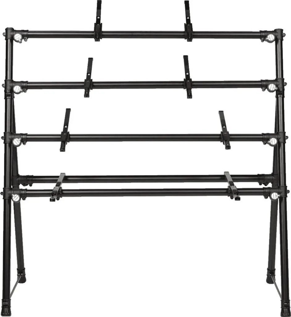 Quik Lok MKS/4 Support de Clavier Multi-Niveaux Noir pour Home Studio