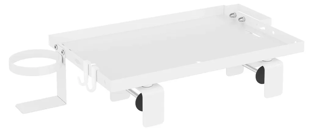 Table de nuit clipsable pour petits espaces et lits superposés blanche