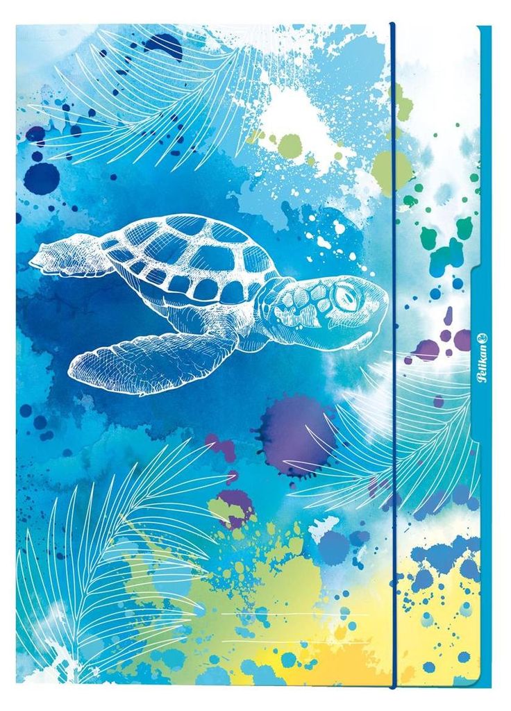 PELIKAN 277044 - Carpeta de recolección, diseño de tortuga, Imagen del producto 