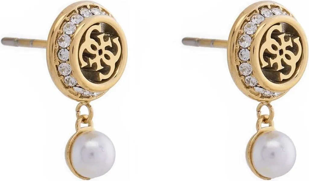 Boucles d'oreilles Guess en acier doré JUBE05517JWYGT-U anti-ternissement