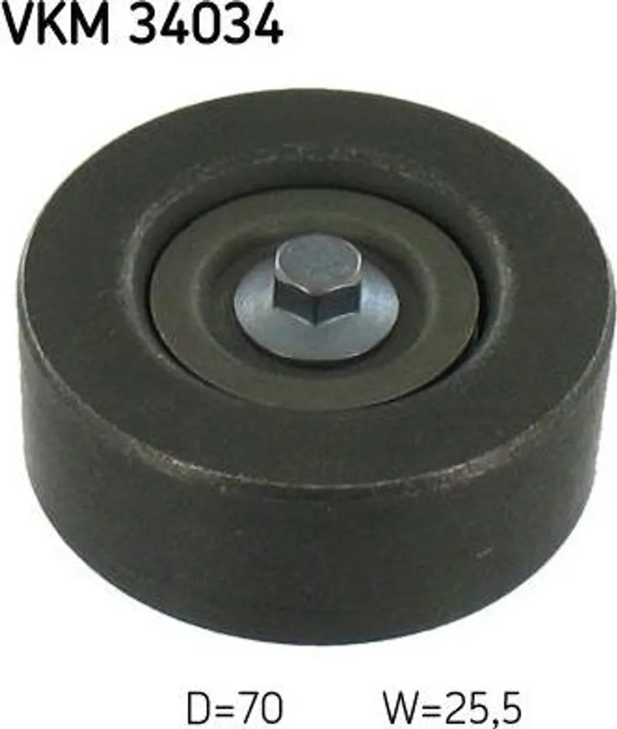 Rullo Guida SKF VKM 34034 per Cinghia Trapezoidale OE 1072321 Ford